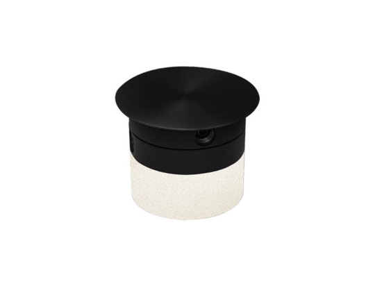 Βάση Από Σύστημα Φωτισμού 19152 Φ10 3W 3000K 95Lm Black Στρόγγυλο Αλουμίνιο
