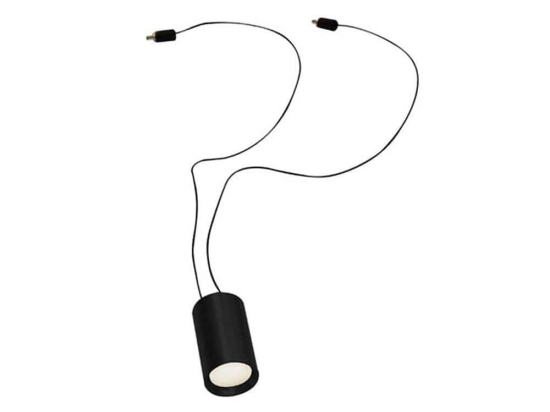 Σποτ Led Κρεμαστό 19168 5W 3000K 95Lm Για Σύστημα Φωτισμού 19151,19152 Black Στρόγγυλο Αλουμίνιο
