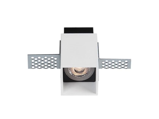 Σποτ Trimless Led 180003 1x7W COB 2700K 630Lm White Τετράγωνο Αλουμίνιο
