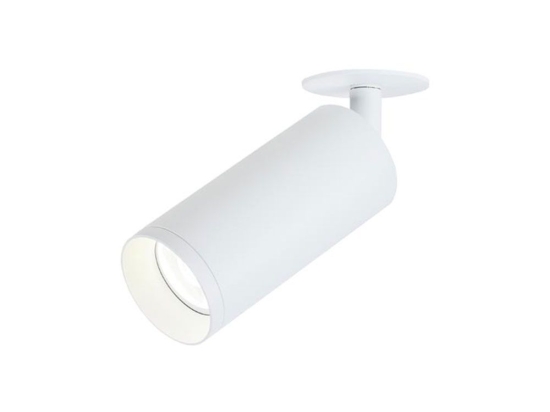 Σποτ Χωνευτό Led S056-24 9W 3000K 80Lm White Στρόγγυλο Αλουμίνιο