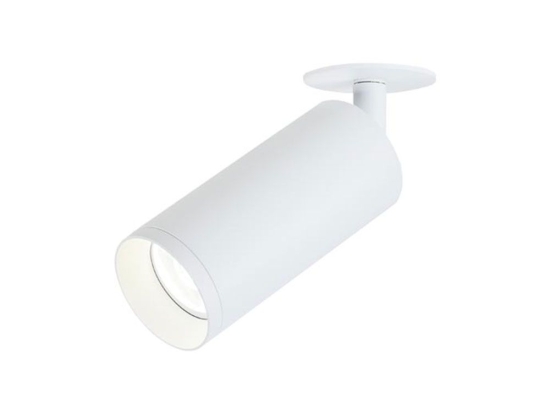 Σποτ Χωνευτό Led S056-40 9W 3000K 80Lm White Στρόγγυλο Αλουμίνιο