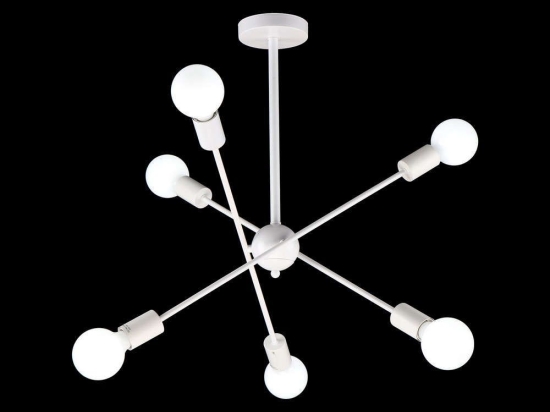 Φωτιστικό Οροφής Gwen 77-8093 75x75x57 White Homelighting Μέταλλο