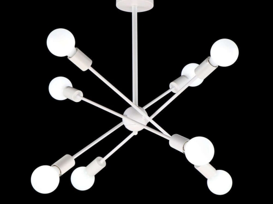 Φωτιστικό Οροφής Gwen 77-8094 75x75x57 White Homelighting Μέταλλο