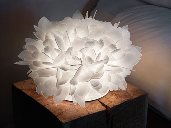 Επιτραπέζιο Φωτιστικό Veli Foliage White Decor Slamp Πλαστικό
