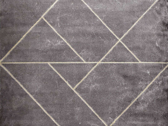 Χαλί Craft 23486-957 Anthracite-Yellow Merinos 160X230cm