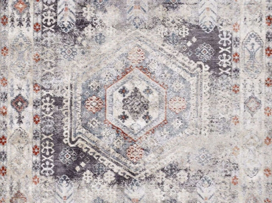 Χαλί Hamadan 33731-95 Beige-Anthracite Merinos 160X230cm