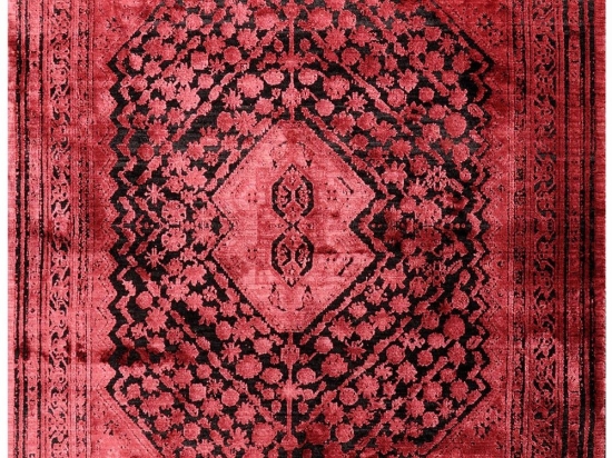 Χαλί Karma 00155-910 Red-Black Merinos 200X290cm
