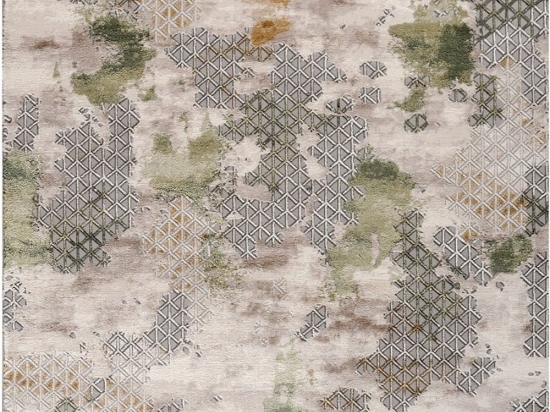 Χαλί Elements 39798-040 Beige-Green Merinos 200X290cm