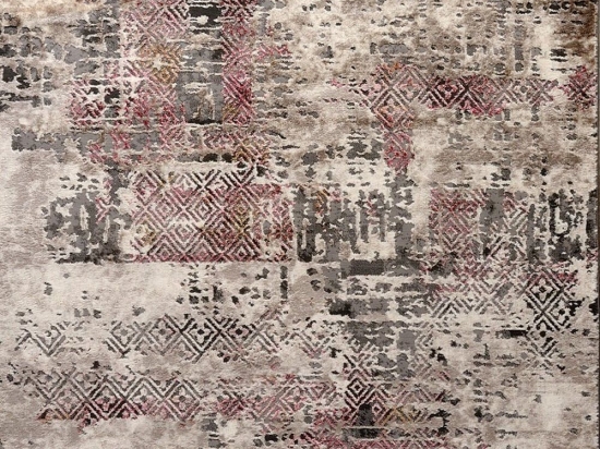 Χαλί Elements 65037-956 Grey-Pink Merinos 200X290cm