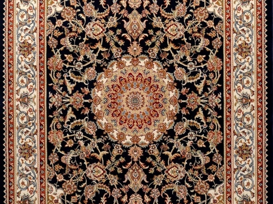 Χαλί Kashmir 08975-135 Black-Multi Merinos 133X190cm