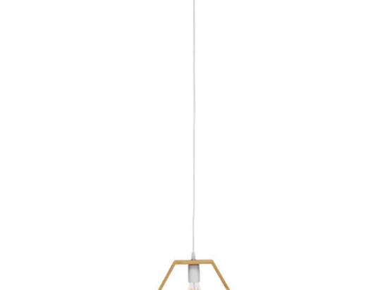 Φωτιστικό Οροφής Elise 01429 1xΕ27 26x8x25cm Natural Oak GloboStar