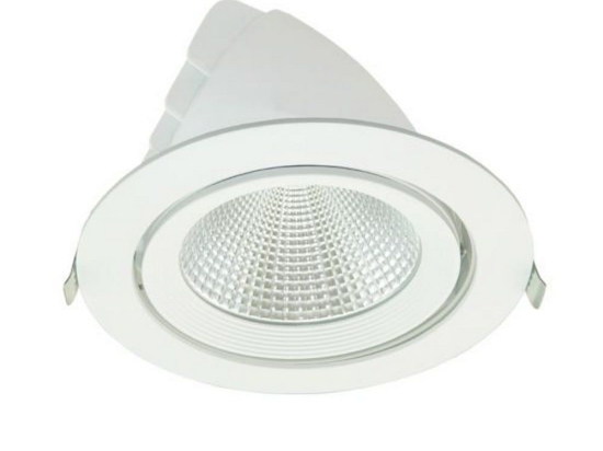 Σποτ Χωνευτό Lino3040 30W 4000K 2480lm White Aca Στρόγγυλο Αλουμίνιο