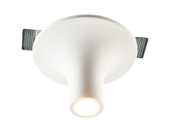 Σποτ Οροφής Trimless G1018S 1XGU10 D23XH15 White Aca Στρόγγυλο Γύψος