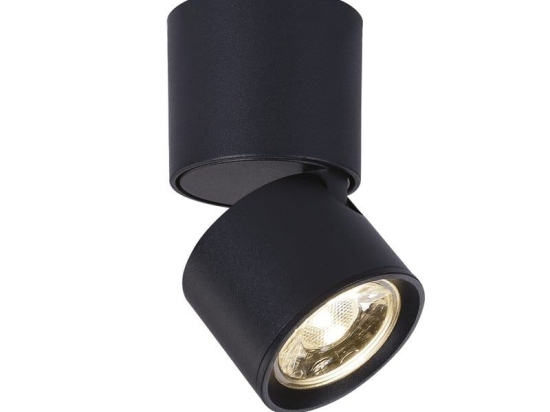 Φωτιστικό Οροφής Σποτ Led RA33LEDS6BK 5W COB 80° 3000K 400lm D5,6XH10 Black Aca Decor Αλουμίνιο