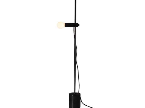 Επιτραπέζιο Φωτιστικό OD581T58B 1XE14 D9XH58CM Hera Black Aca Decor Μάρμαρο