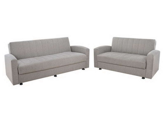 Σετ Σαλόνι Dimos HM10197.02 Μπεζ 220x77x83cm