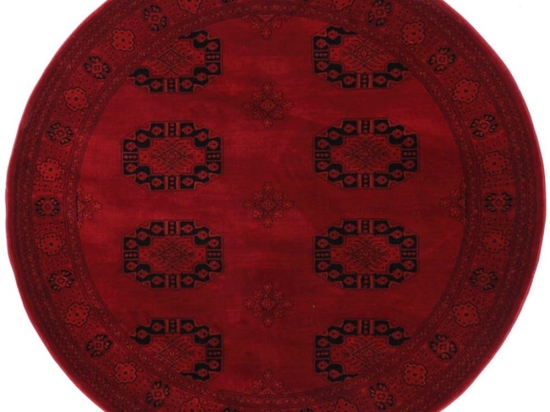 Χαλί Afgan 6871H Round Dark Red Royal Carpet 160X160 Round