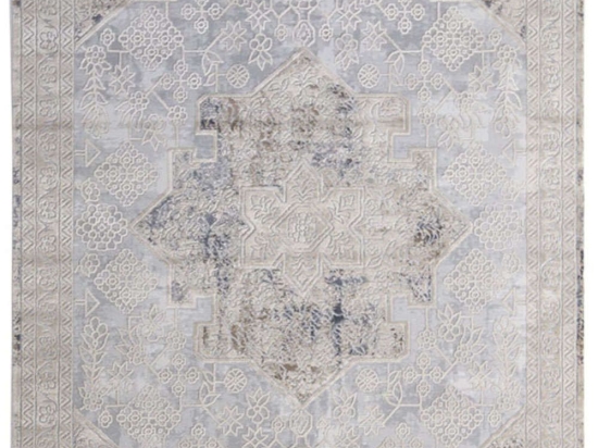 Σετ Χαλιά Κρεβατοκάμαρας 3Τμχ Allure 17519 Beige-Grey Royal Carpet SET(2 66X140&66X220) Πολυέστερ