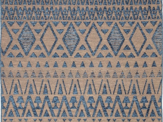 Χαλί Gloria Cotton 10 Blue Royal Carpet 65X140cm