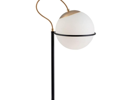 Επιτραπέζιο Φωτιστικό Ferero 3094100 Black-Gold Viokef Μέταλλο,Γυαλί