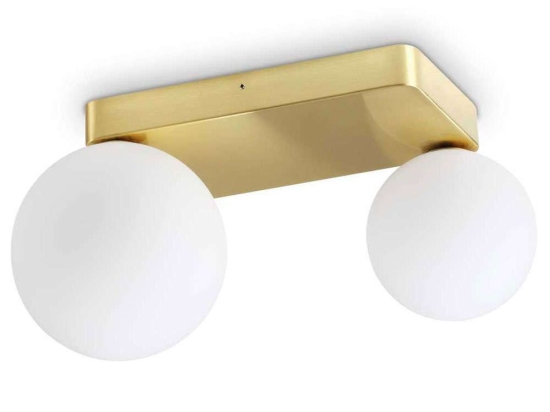 Φωτιστικό Τοίχου - Απλίκα Penta 314815 33,5x25x19cm 2xG9 4W Brass Ideal Lux