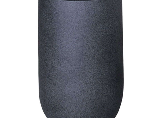 Κασπώ Πήλινο 06-00-20715-S Φ26x45cm Black Marhome Πηλός