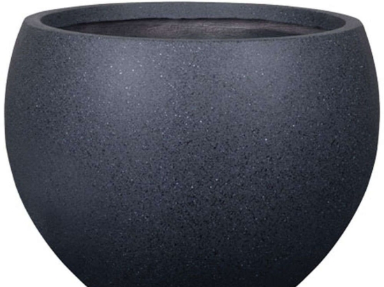 Κασπώ Πήλινο 06-00-22906-M Φ43x31cm Black Marhome Πηλός