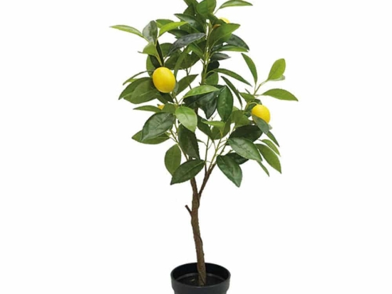 Τεχνητό Δέντρο Λεμονιά 04-00-18827 72cm Green-Yellow Marhome Πλαστικό