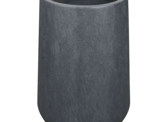 Κασπώ Πήλινο Βαρέλι 06-00-23213-L Φ52x78cm Anthracite Marhome Πηλός