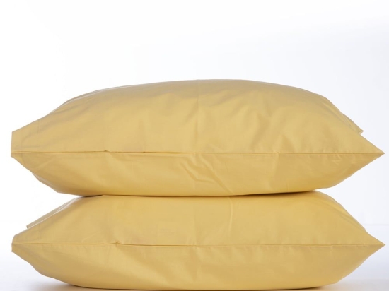 Μαξιλαροθήκες Basic (Σετ 2τμχ) Yellow Nef-Nef 52X72 100% Βαμβάκι