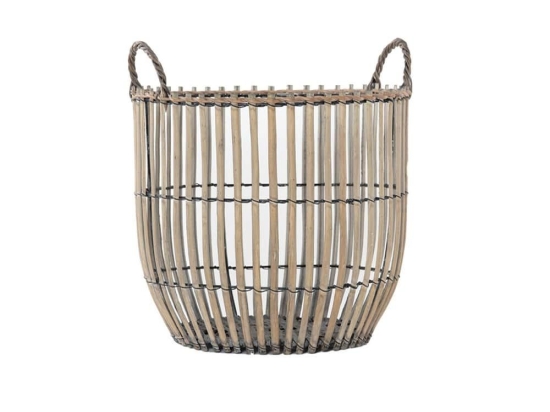 Καλάθι Lunar 38X29 Natural Nef-Nef Μέταλλο,Ξύλο