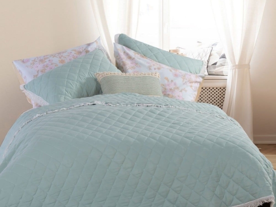 Μαξιλαροθήκες Edna (Σετ 2τμχ) Aqua Nef-Nef 52X72 Microfiber-Polyester