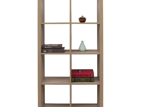 Βιβλιοθήκη Kivos 77 77x29,5xH147,5cm Sonoma 24-0562 Honeycomb