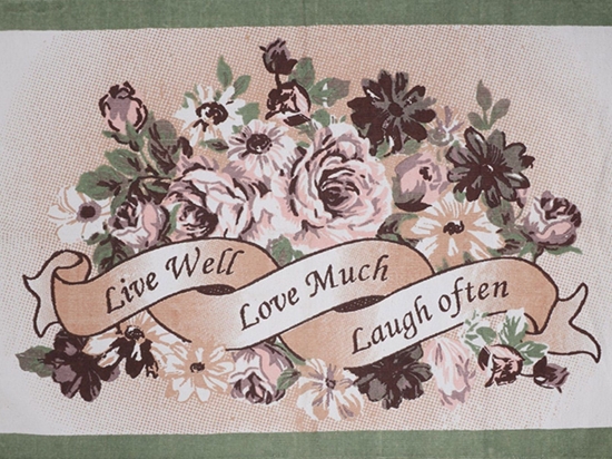 Χαλί 3-35-803-0013 Brown Pink Roses Inart 120x180 cm