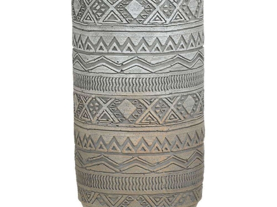 Βάζο Τσιμεντένιο 3-70-259-0058 Φ16x27cm Grey-Beige Inart Τσιμέντο