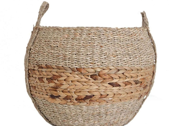 Καλάθι Mokan 0550029 (32x30x30/38) Natural Soulworks Ψάθα