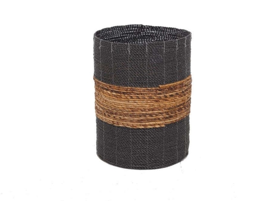 Καλάθι Pavia Medium 0490101 (36x36x47cm) Natural-Anthracite Soulworks Rattan