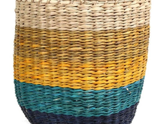 Καλάθι July Small 0510070 (19x20) Natural-Multi Soulworks Seagrass