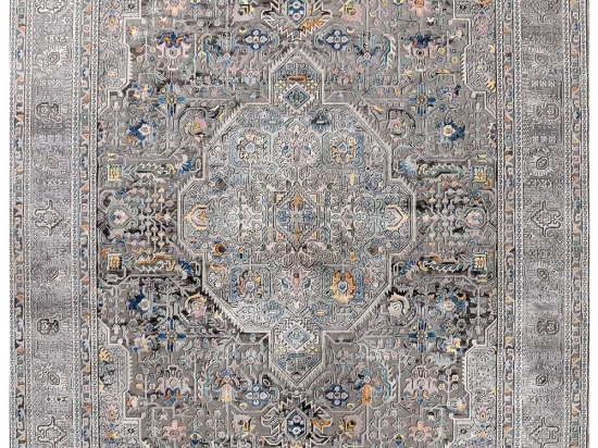 Χαλί Quares 33511-95 Grey-Multi Merinos 160X230cm