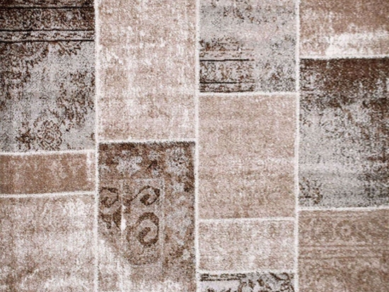 Σετ Χαλιά Κρεβατοκάμαρας 3Τμχ. Sky 25307-796 Beige-Brown Merinos ΣΕΤ (2 67x150 & 67x230) Heatset