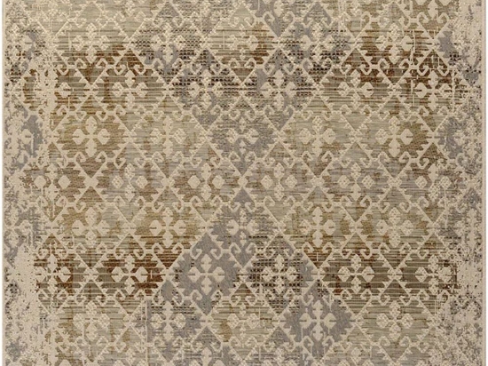 Χαλί Kemet 44006-111 Beige-Grey Merinos 200X250cm