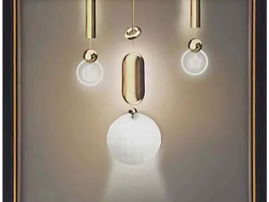Κάδρο 3D Φώτα 16-50005 35x35cm Multi Marhome Τετράγωνοι Πλαστικό, Γυαλί