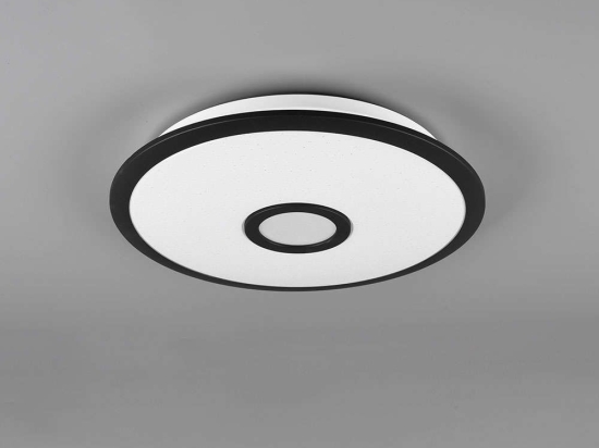 Φωτιστικό Οροφής - Πλαφονιέρα Led Okinawa 679114232 Ø42cm Black Trio Lighting Acrylic