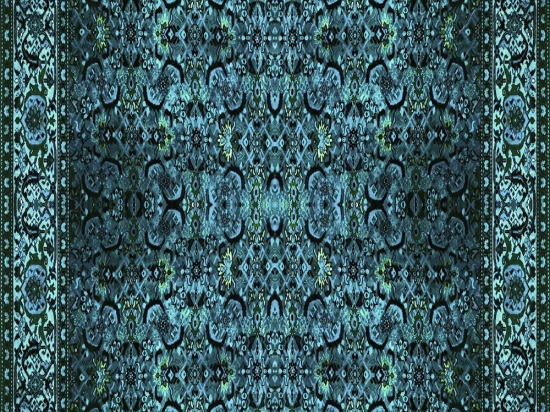 Χαλί Exfab259 593HFT1190 Teal Conceptum Hypnose 80X150cm