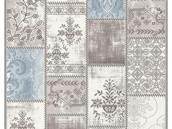 Χαλί Eexfab1084 443HFT3229 Grey-Beige-Blue Conceptum Hypnose 100X300cm