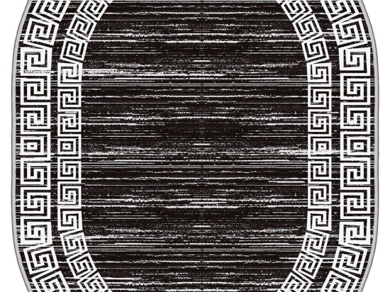 Χαλί Hmnt917 478HFT2965 Black-White  Conceptum Hypnose 50X80