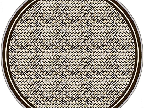Χαλί Hmnt931 478HFT3124 Beige-Brown Conceptum Hypnose 80X80cm Round