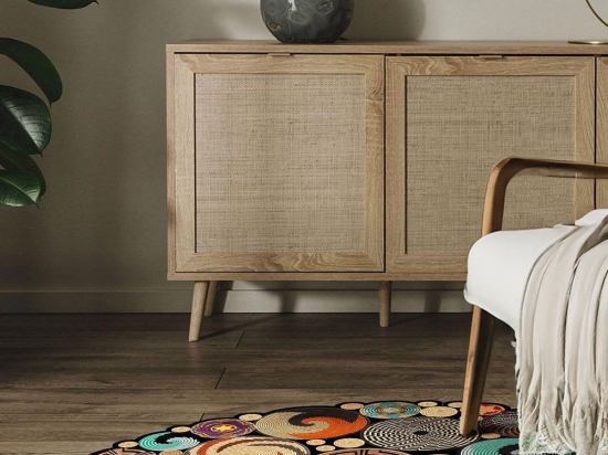 Χαλί Hmnt971 478HFT3274 Natural-Multi Conceptum Hypnose 150X150cm Round