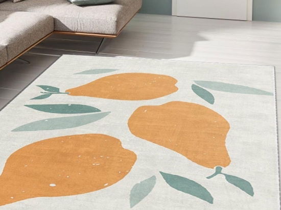 Χαλί Alho 35A 487KRL1268 Light Grey-Orange Conceptum Hypnose 160X230cm