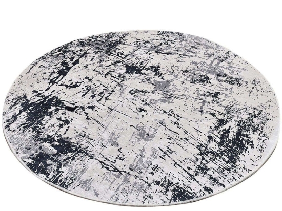 Χαλί Kenzo Djt Black-White Conceptum Hypnose 200X200cm Round
